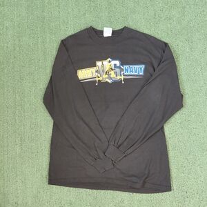 VINTAGE 1998 NCAA Football Army Vs Navy Long Sleeve Shirt Size Large